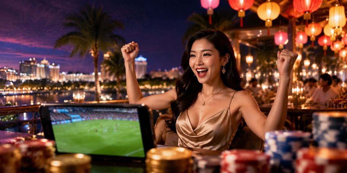 Không khí giải trí buổi tối tại Phú Quốc, nơi người dùng r13 trải nghiệm VIP trên mobile