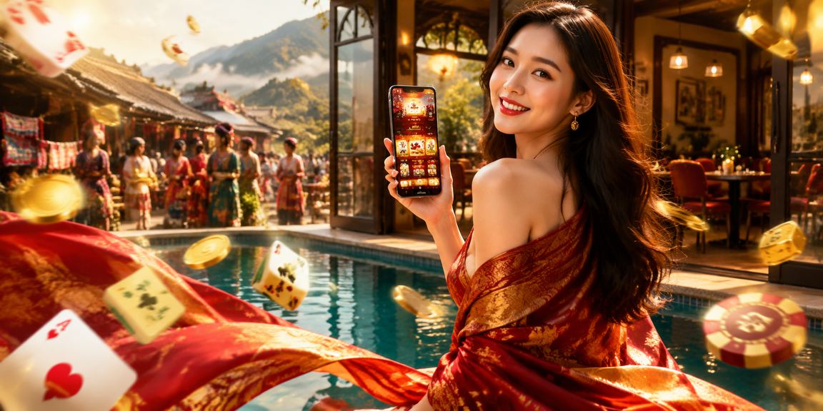 Người chơi tại Sapa thư giãn với game bài đổi thưởng trên điện thoại bên ly cà phê buổi sáng